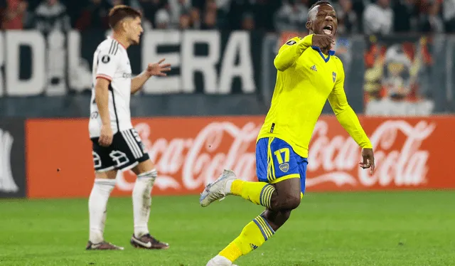 Luis Advíncula lleva cuatro goles desde que llegó a Boca Juniors: uno de cabeza y tres de zurda. Foto: EFE   