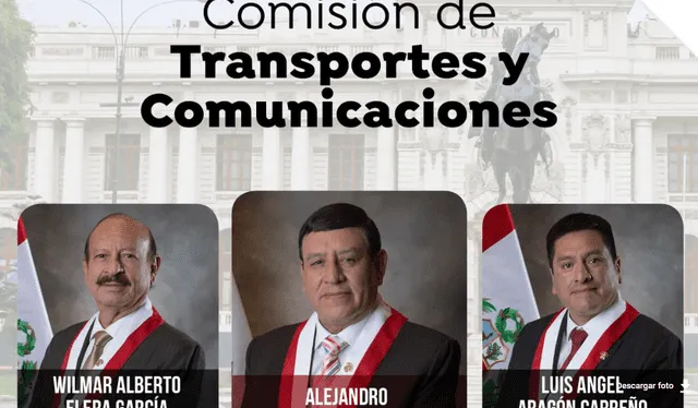  Comisión de Transporte de 2021 estuvo comandada por Soto. Foto: Congreso   