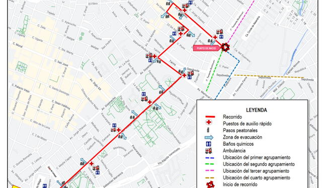  Recorrido del Corso de la Amistad. Foto: MPA   