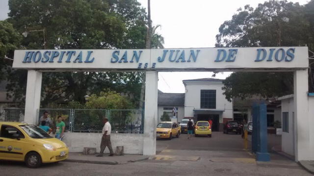 Tras sufrir una hemorragia, la pequeña fue trasladada al hospital San Juan de Dios de Honda. Foto: Hospital San Juan De Dios/Facebook   