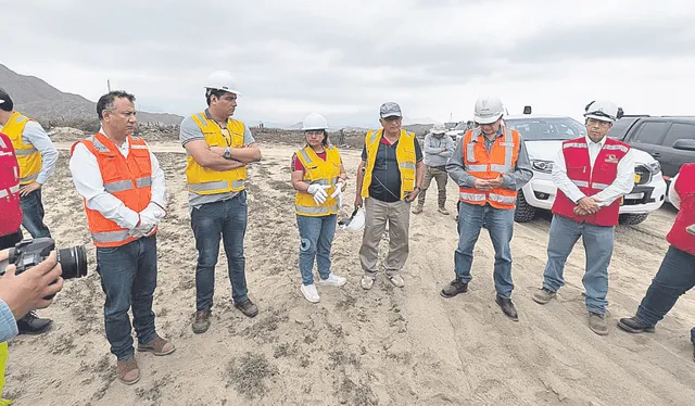  Visita. La comisión recorrió las obras en las tres quebradas. Foto: difusión    