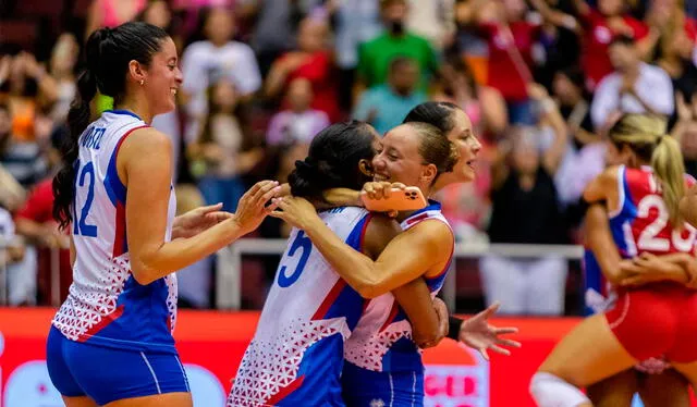 Puerto Rico venció a República Dominicana en la otra semifinal. Foto: Federación Puertorriqueña de Voleibol   