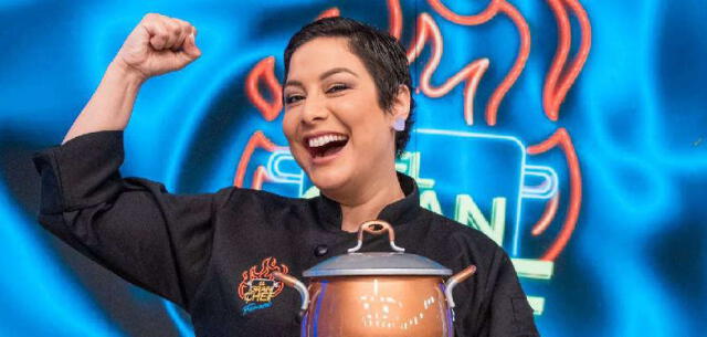  Natalia Salas fue la ganadora de la segunda temporada de 'El gran chef: famosos'. Foto: Ritmo Romántica   