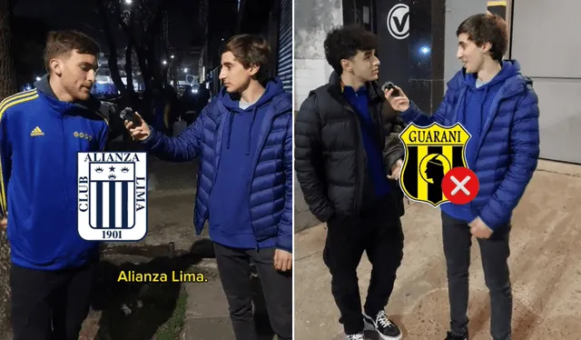 La mayoría de argentinos conocía a Alianza Lima. Foto: composición LR/captura de TikTok/@.Puntofutbol   