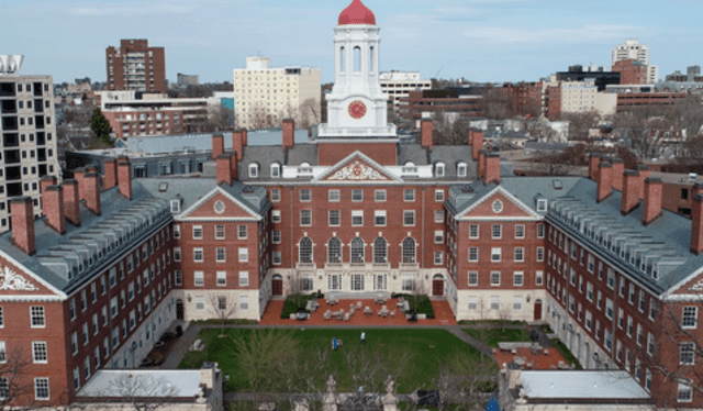 El primer lugar en el ranking se lo llevó la Universidad de Harvard. Foto: Harvard   