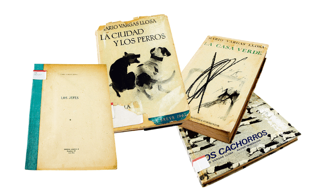 Colección. Portadas de los cuatro ejemplares que custodia la Biblioteca Nacional del Perú. Foto: difusión    