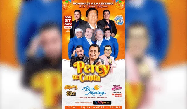  Preparan homenaje a Percy Chapoñay por su impecable trayectoria en la música. Foto: difusión    