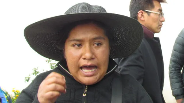  Irma Mariela Cayo Sánchez, esposa del fallecido. Foto: La República   