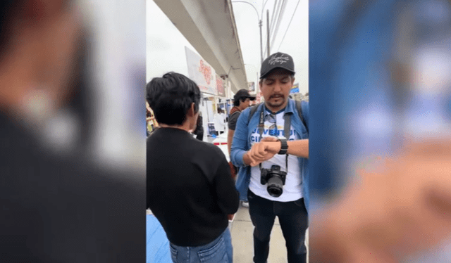  El joven explicó por qué llegó tarde. Foto: captura de TikTok   