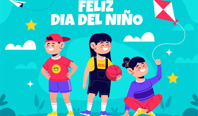 Las mejores imágenes y tarjetas por el Día del Niño en Perú. Foto: Freepik   