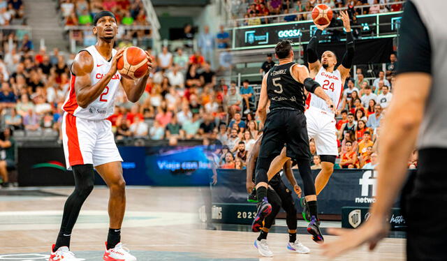 España viene de caer ante Canadá en tiempo extra. Foto: composición LR/FIBA   