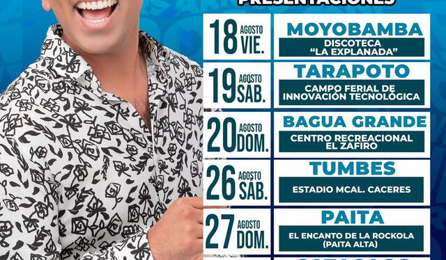  Fechas del Grupo 5. Foto: Instagram Grupo 5   