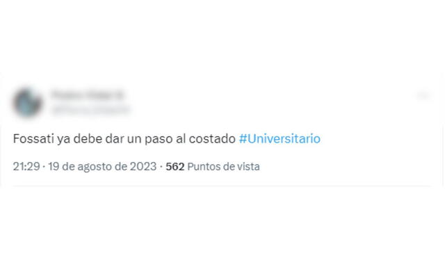 Hinchas reaccionan al empate de Universitario. Foto: Captura/Twitter   