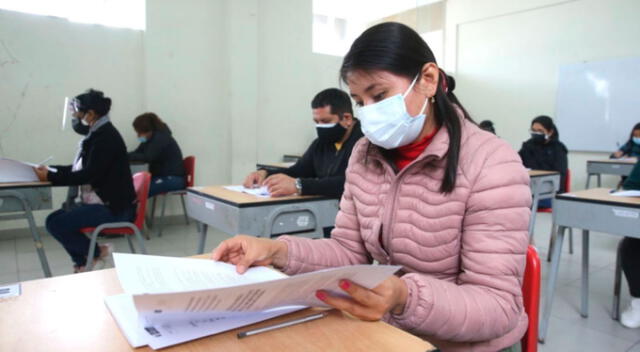  Resultados del examen de ascenso docente 2022. Foto: Andina   