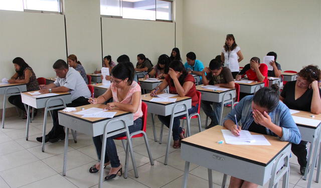  Alrededor de 117.000 docentes rendirán el examen para el Ascenso Docente 2023. Foto: Minedu    