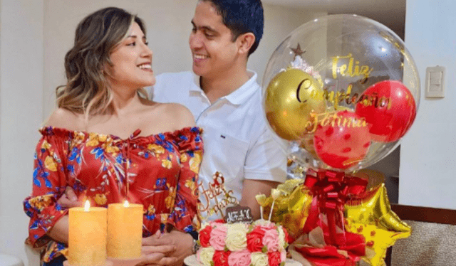  Fátima Aguilar y su novio llevan más de 9 años de relación sentimental. Foto: Fátima Aguilar/Facebook   