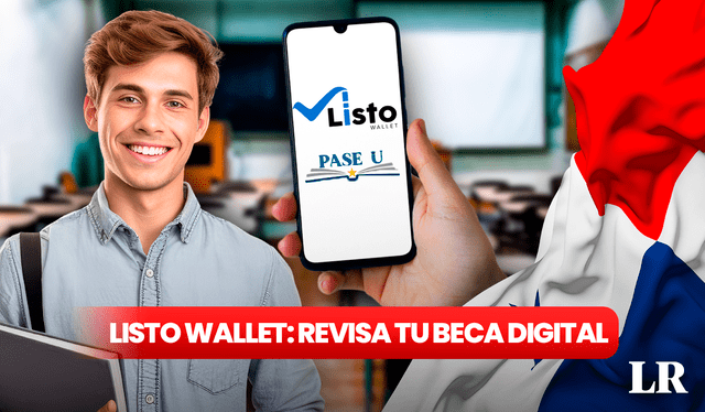 ¡Simplifica tus trámites con esta plataforma! Accede a tu segundo pago de la Beca Digital utilizando Listo Wallet y tu número de cédula. Foto: composición LR/vecteezy/freepik 