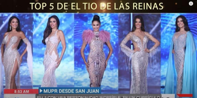   Favorites of Miss Puerto Rico 2023, for 'the Uncle of the Queens'.  Photo: Capture YouTube/John Alicea Tv   