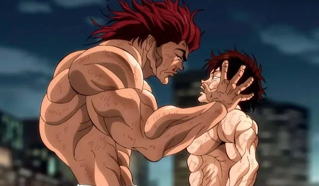 En la segunda temporada de ‘Baki Hanma’, Baki tendrá un esperado enfrentamiento contra su padre, Yujiro. Foto: Netflix   