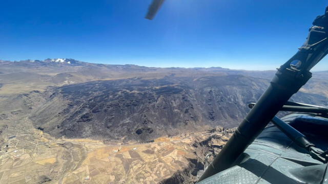  Sobrevuelo. Usarán helicóptero para apagar fuego en Tuti.    