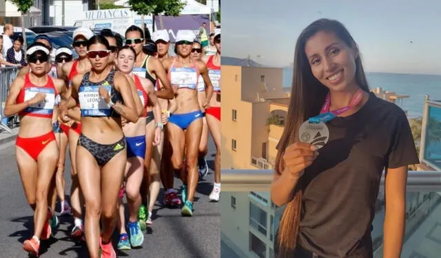 Kimberly García tiene dos medallas de oro en el Mundial de Atletismo de Oregón 2022. Foto: composición LR/captura de Instagram   