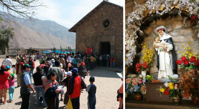  Santa Rosa de Quives es popular por su historia con la personaje religiosa peruana. Foto: Andina/difusión   