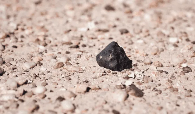  Los meteoritos condritas estarían compuestos por elementos muy similares a los presentes en el núcleo de la Tierra. Foto: Meteorite Recon   
