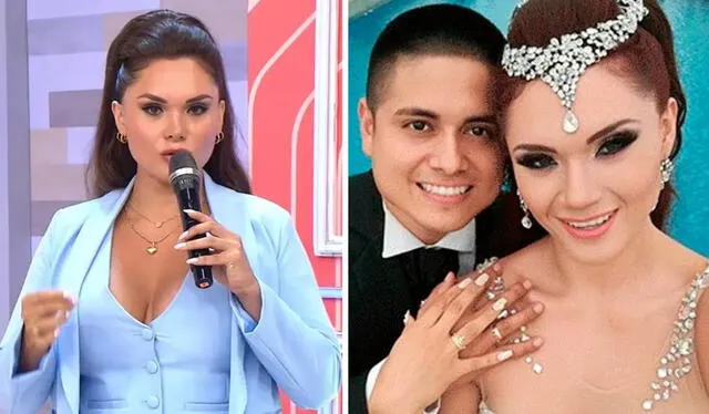  Génesis Tapia anunció hace algunos días que su "matrimonio estaba irremediablemente roto". Foto: Composición LR/Captura América TV/Genésis Tapia/Instagram 