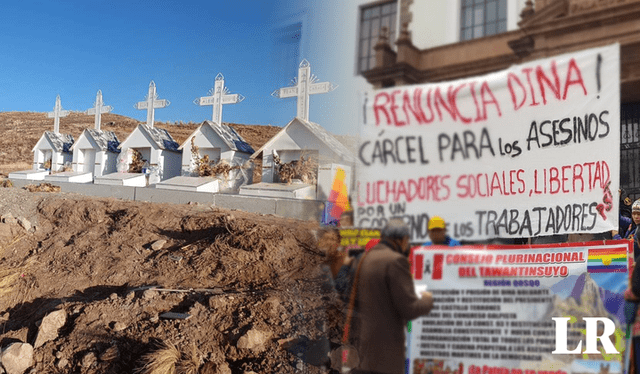  Recuerdan a integrantes del Ejército fallecidos durante protestas contra Dina. Foto: Composición LR    