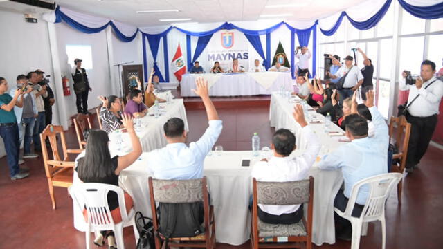  La mayoría de regidores aprobó la medida. Foto: Municipalidad Provincial de Maynas   