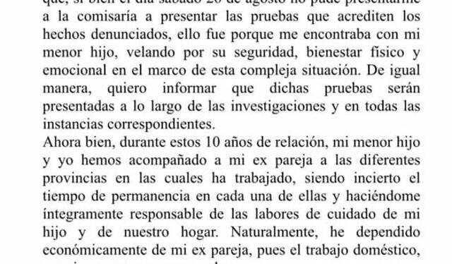 El comunicado de Yharif Figueroa tras denuncia de Ángelo Campos, quien quedó en libertad. | Imagen: Instagram   