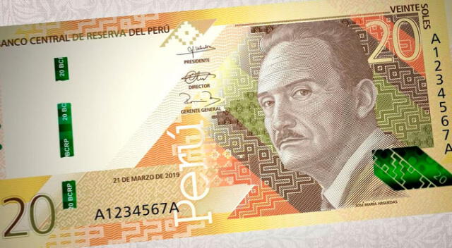 Orgullo nacional. Nuestro billete de 20 soles es considerado como uno de los más bonitos del mundo.   