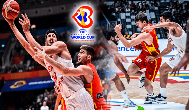 España venció a Irán y terminó la primera fase con puntaje perfecto en su grupo. Foto: composición LR / FIBA   