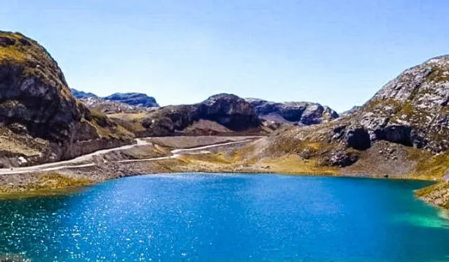 Laguna de la cordillera de La Viuda. Foto: difusión   