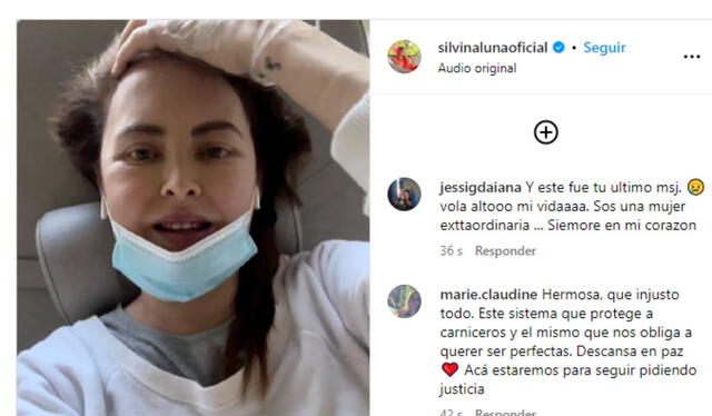  Silvina Luna falleció a causa de las complicaciones que le generó una mala praxis en una operación estética. Foto: Silvana Luna/Instagram    