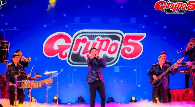 Christian Yapién sigue entonando este tema que ha quedado grabado en la mente de los amantes de la cumbia peruana. Foto: Grupo 5   