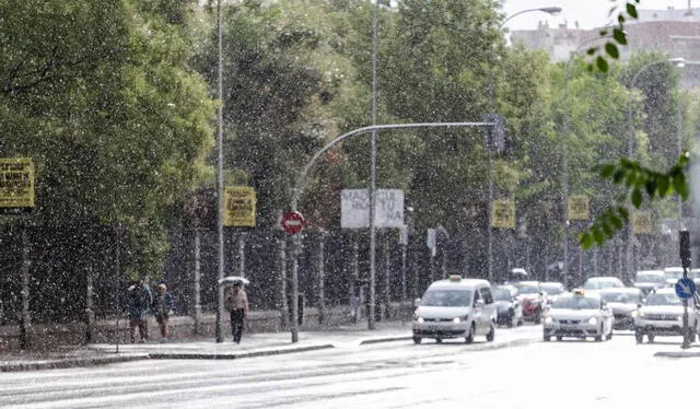 Madrid será una de las zonas más afectadas por el grave temporal de lluvias que golpea España. Foto: Carlos Luján / Europa Press   