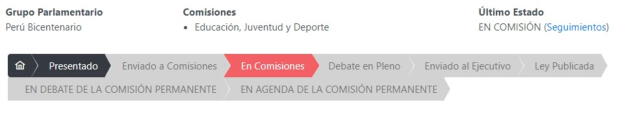 Proceso del proyecto de ley que permitiría el licenciamiento indefinido y permanente a universidades. Foto: Congreso   