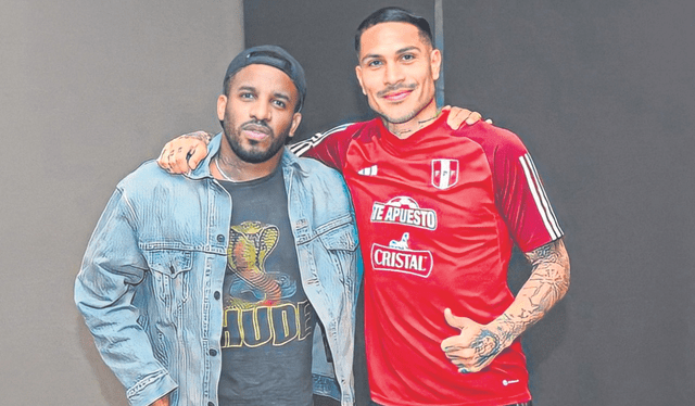  Se juntaron. Farfán visitó a Guerrero en la concentración. Foto: difusión    
