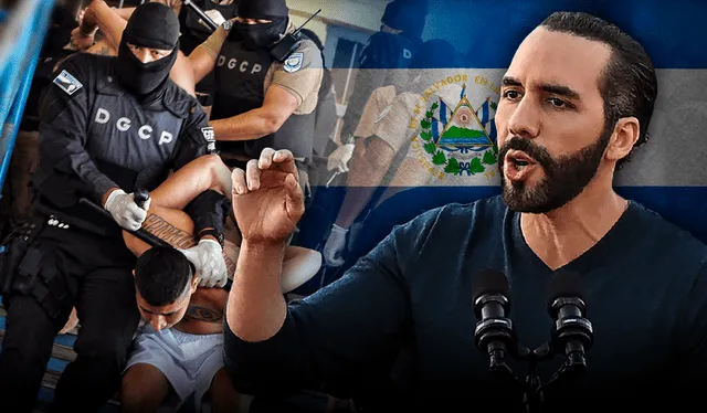 Nayib Bukele, presidente de El Salvador, fue acusado por EE. UU. de pactar con la Mara Salvatrucha-13 a inicios de su gobierno. Foto: composición LR/AFP   