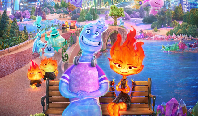 La película 'Elementos' de Disney y Pixar fue estrenada en junio del 2023. Foto: Disney   