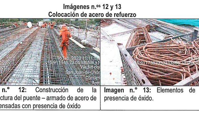  Contraloría informa negligencia en construcción del Puente Chorunga en Arequipa. Foto: difusión 