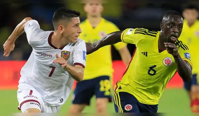 Venezuela debe recuperarse tras caer 1-0 ante Colombia en la primera jornada de las Eliminatorias Sudamericanas 2026. Foto: EFE   