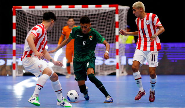Bolivia aún no conoce la victoria en el Sudamericano Sub-20 de Futsal. Foto: Conmebol   