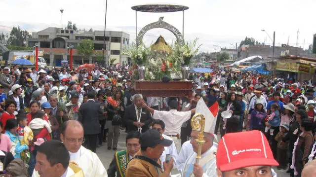  Festividad de la Virgen de Cocharcas en Huancayo. Foto: Andina    