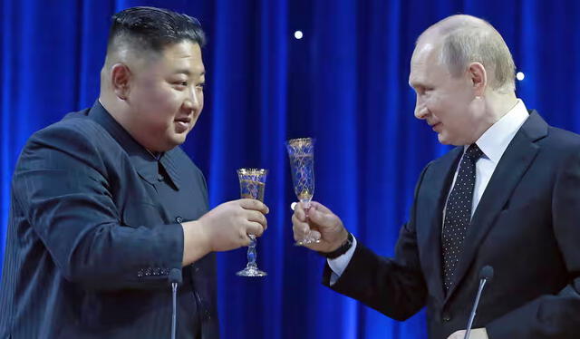 La reunión entre los líderes Corea del Norte y Rusia se realizaría en Vladivostok. Foto: KNCA   