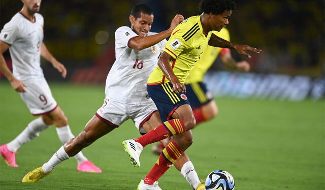 Venezuela viene de caer 1-0 ante Colombia. Foto: AFP   