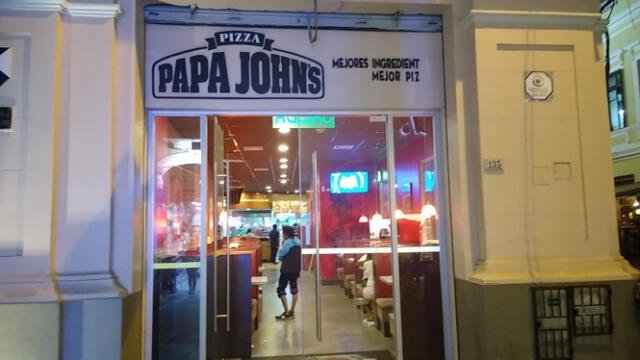  El Papa John's del Jirón Ucayali. Foto: TripAdvisor   