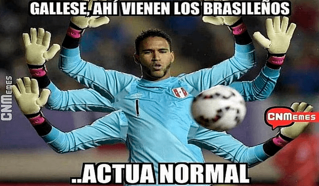    El encuentro entre Perú y Brasil por las Eliminatorias 2026 dejó estos divertidos memes. Foto: Twitter     