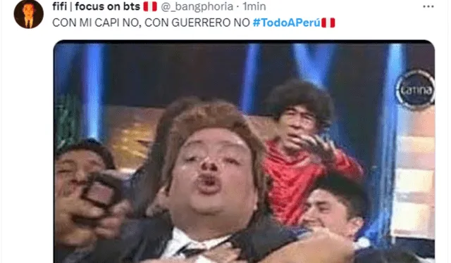  El encuentro entre Perú y Brasil por las Eliminatorias 2026 dejó estos divertidos memes. Foto: Twitter    